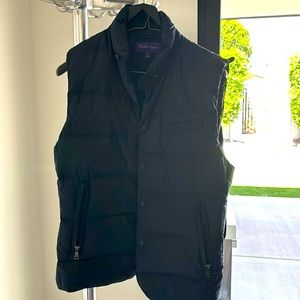 Ralph Lauren Purple Label Mens Whitwell Wool Down Vest